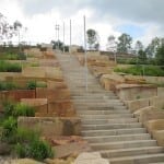 Barangaroo Headland Park - AILA 'Sneak Peek' Barangaroo stairs