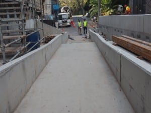 Projects under construction Lewsham Ramp