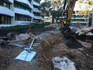 Projects under construction Shout Ridge Excavator
