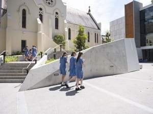 Arcadia's outdoor teaching and learning environments Monte school church